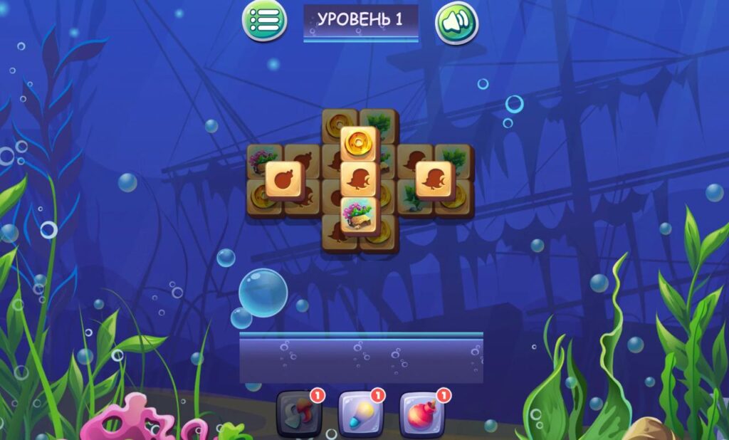 Маджонг Подводный мир